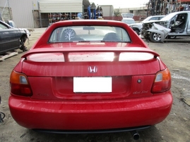 1993 HONDA DEL SOL SI RED 1.6L AT A17525